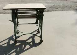 Pamono Industrial Garden Table with Pine Top, 1900><noscript><img width=