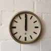 Hot Pamono Industrial German Clock from TN / Telefonbau und Nomalzeit, 1950s