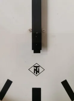 Hot Pamono Industrial German Clock from TN / Telefonbau und Nomalzeit, 1950s