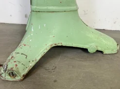 Pamono Industrial Green Cast Iron Table, 1960s><noscript><img width=