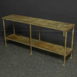 Pamono Industrial Greenhouse Table, 1970s><noscript><img width=