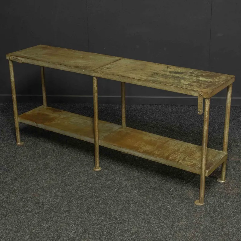 Pamono Industrial Greenhouse Table, 1970s> Garden Tables