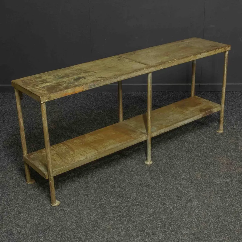 Pamono Industrial Greenhouse Table, 1970s> Garden Tables