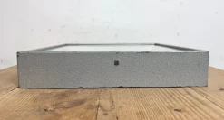 Hot Pamono Industrial Grey Square Wall Clock from Pragotron, 1980s