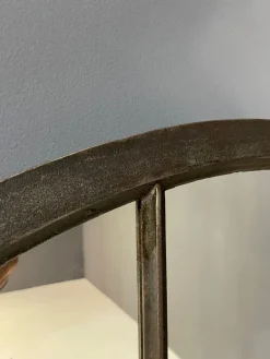 Pamono Industrial Iron Mirror with Patina, Czechoslovakia, 1960s> Mirrors