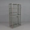 Sale Pamono Industrial Lockable Metal Wine Cabinet with Space for 64 Wine Bottles, 1960s