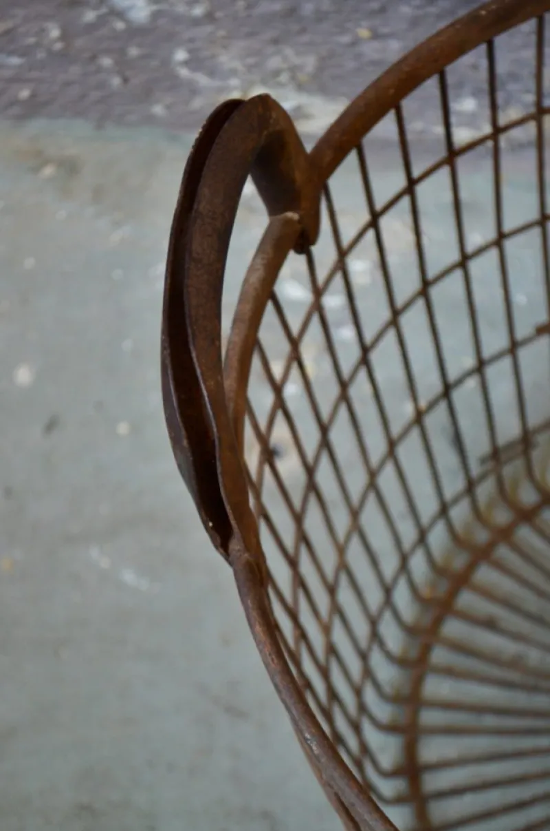 Sale Pamono Industrial Metal Basket, 1940s