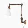 Sale Pamono Industrial Oxy-Copper Machinist Wall or Desk Lamp from Dugdills