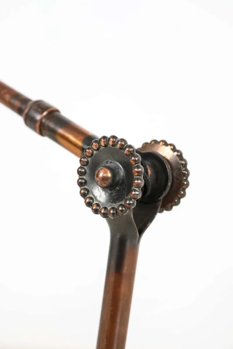 Sale Pamono Industrial Oxy-Copper Machinist Wall or Desk Lamp from Dugdills