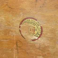 Clearance Pamono Industrial Stackable Children's Chair from Delagrave, 1950s