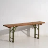 Pamono Industrial Style Folding Bench, 1950> Benches