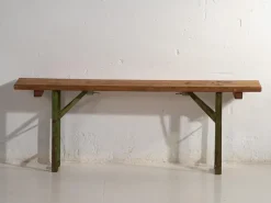 Pamono Industrial Style Folding Bench, 1950><noscript><img width=