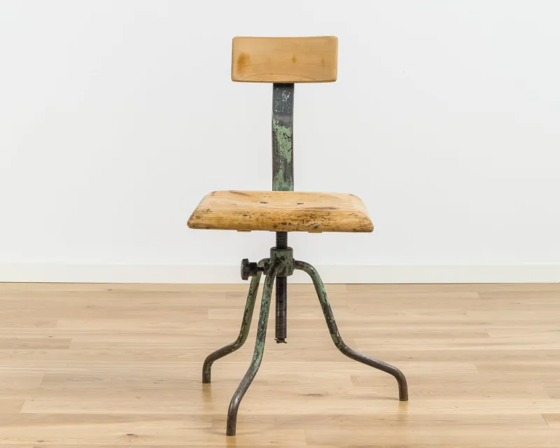 Clearance Pamono Industrial Swivel Chairs, 1920s, Set of 6
