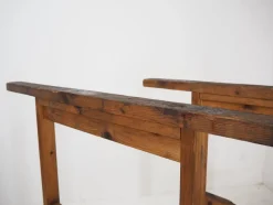 Online Pamono Industrial Trestle Table Bases, Early 20th Century, 1930s, Set of 2