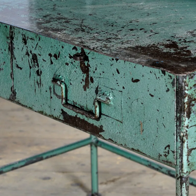 Pamono Industrial Work Table, 1965> Worktables & Workbenches