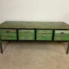 Pamono Industrial Workbench in Wood> Worktables & Workbenches