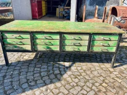 Pamono Industrial Workbench in Wood><noscript><img width=