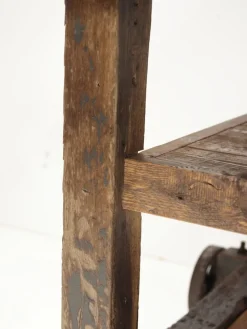 New Pamono Industrial Worktable on Wheels, Former Czechoslovakia, 1960s