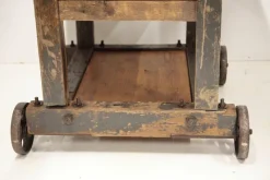 New Pamono Industrial Worktable on Wheels, Former Czechoslovakia, 1960s