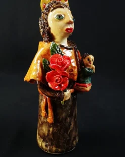 Best Pamono Ines Machado, Statuette of Saint Anthony of Padua, 2025, Terracotta