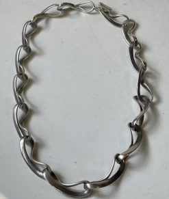 Pamono Infinity Silver Necklace from Georg Jensen, 2000s