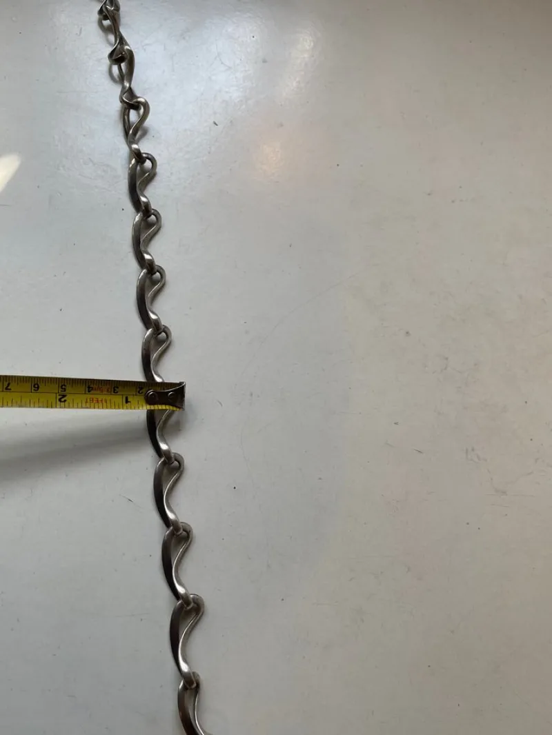 Pamono Infinity Silver Necklace from Georg Jensen, 2000s