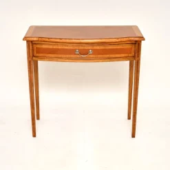 Pamono Inlaid Walnut Console or Side Table, 1950s> Console Tables