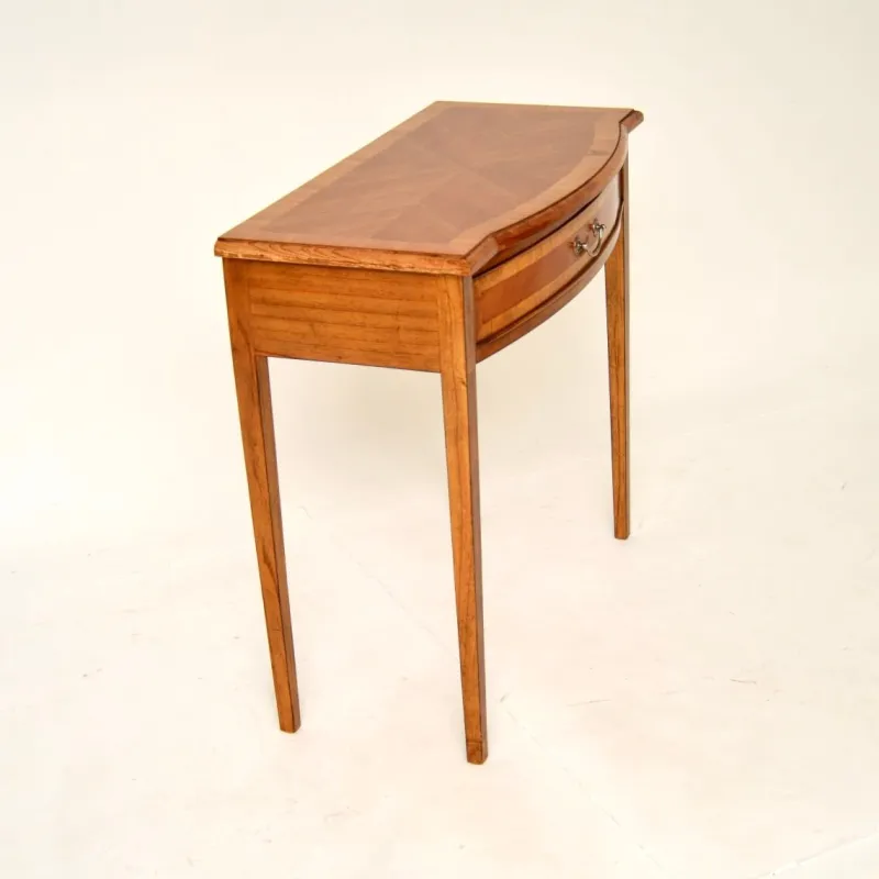 Pamono Inlaid Walnut Console or Side Table, 1950s> Console Tables