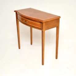 Pamono Inlaid Walnut Console or Side Table, 1950s><noscript><img width=