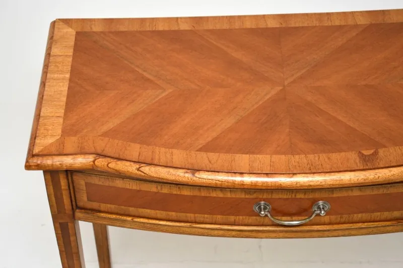 Pamono Inlaid Walnut Console or Side Table, 1950s> Console Tables