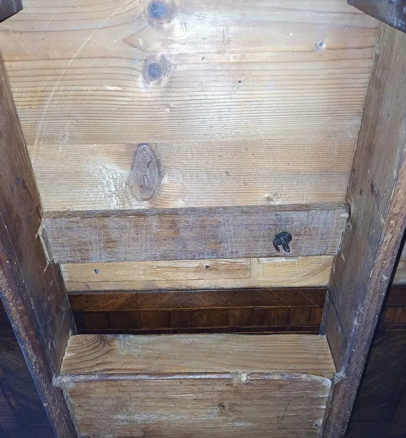 Outlet Pamono Inlaid Wood Folding Game Table, 18th Century