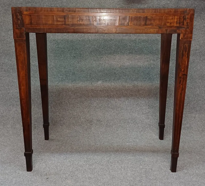 Outlet Pamono Inlaid Wood Folding Game Table, 18th Century