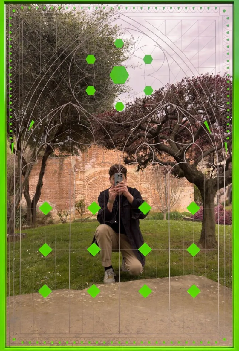 New Pamono Inside/Outside?, 2025, Giuseppe Castellano for GC Light Italia, Acrylic