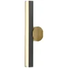 Pamono Ip Calee V2 Satin Graphite and Brass Wall Light by POOL> Wall Lights & Sconces