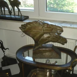 Clearance Pamono Ireneè Rochard & Reveyrolis Paris, Horse Sculpture, 1930s, Terracotta