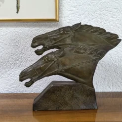 Clearance Pamono Ireneè Rochard & Reveyrolis Paris, Horse Sculpture, 1930s, Terracotta