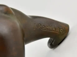 Online Pamono Irenee Rochard, Art Deco Bear Sculpture, 1930, Bronze