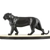 Pamono Irenee Rochard, Art Deco Panther Sculpture, 1930s, Bronze> Art Deco|Sculpture