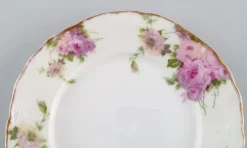 Pamono Iris Plates in Hand-Painted Porcelain with Flowers from Rosenthal, Germany, Set of 3><noscript><img width=