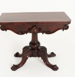 Pamono Irish Card Table in Mahogany, 1860s><noscript><img width=