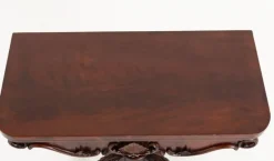 Pamono Irish Card Table in Mahogany, 1860s><noscript><img width=