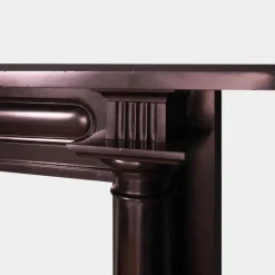 Pamono Irish Regency Black Kilkenny Marble Fireplace, 1800
