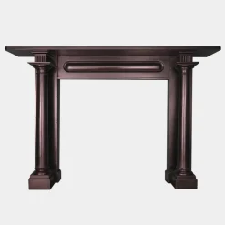 Pamono Irish Regency Black Kilkenny Marble Fireplace, 1800
