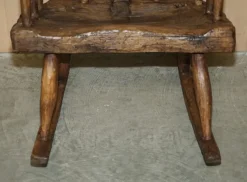 Pamono Irish Rocking Armchair in Timber, 1820s><noscript><img width=