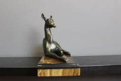 Pamono Irénée Rochard, Art Deco Antelope, 1920s, Babbitt><noscript><img width=