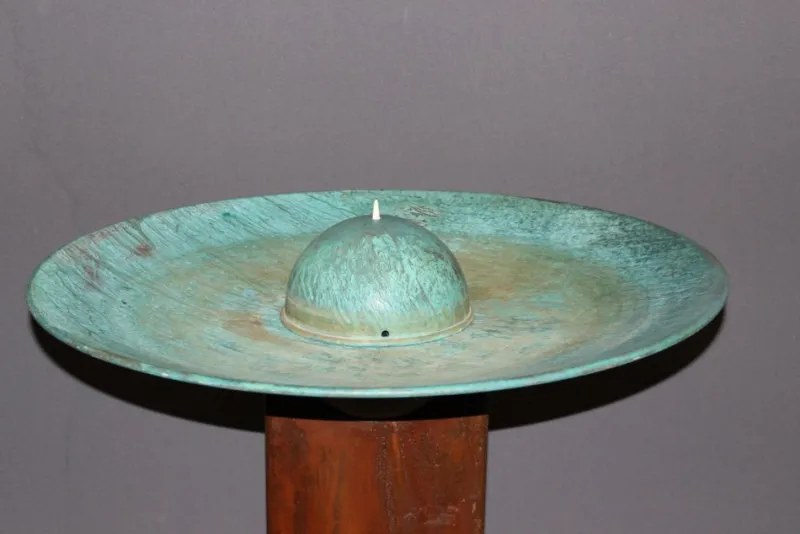 Pamono Iron and Copper Fountain by Tom Torrens, 1990> Garden Accessories