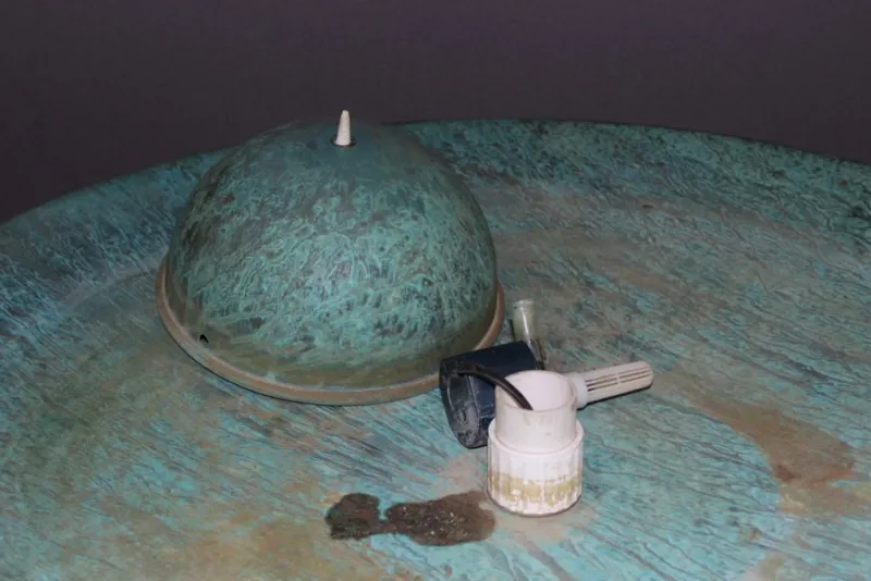 Pamono Iron and Copper Fountain by Tom Torrens, 1990> Garden Accessories