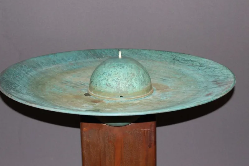 Pamono Iron and Copper Fountain by Tom Torrens, 1990> Garden Accessories