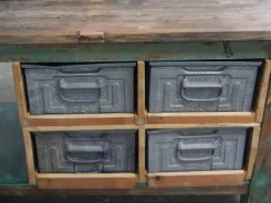 Pamono Iron and Fir Countertop Counter, 1950s><noscript><img width=