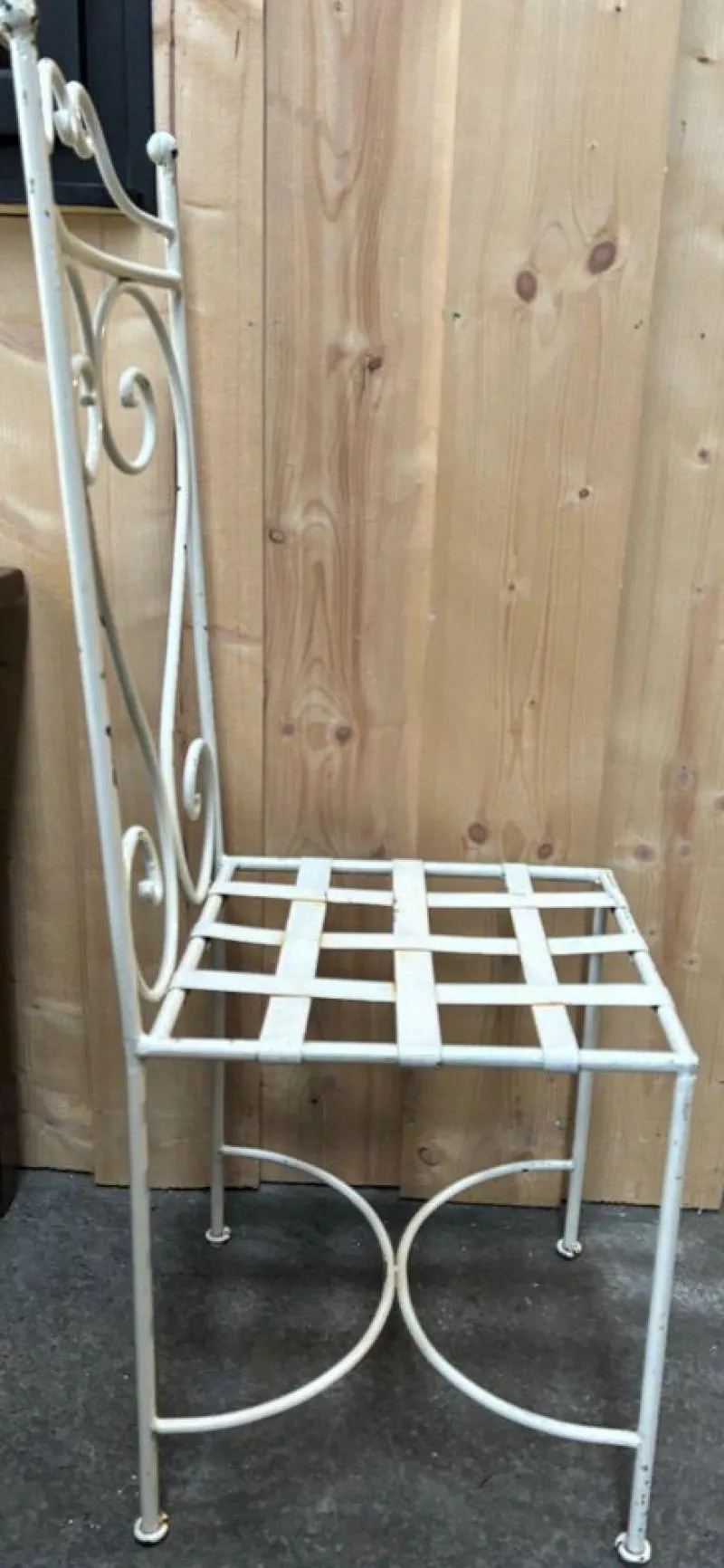 Pamono Iron and Glass Garden Set, Set of 7> Garden Seating